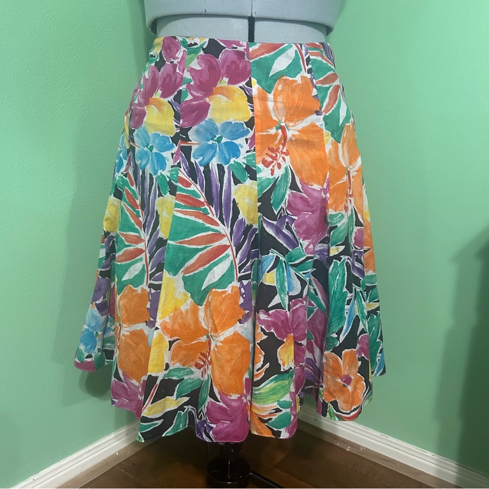 Floral print Ralph Lauren plus sized skirt
